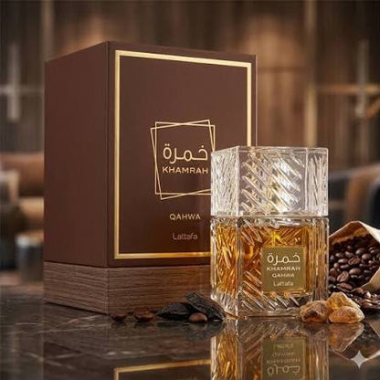 KHAMRAH QAHWA Unisex Eau De Parfum by Lattafa